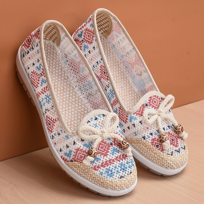 POMTOR 여성 여름 플랫 여름 캐주얼화 여성 플랫 슈즈