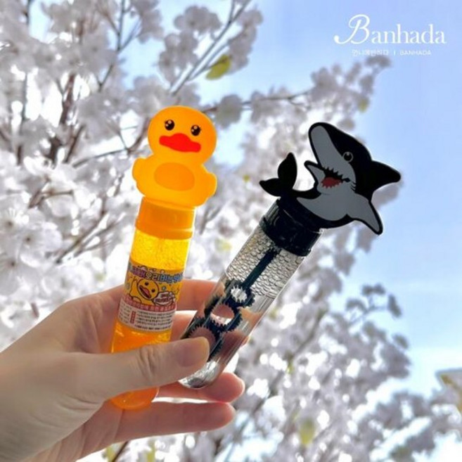 아트박스/언니에반하다 미니 오리 애기 상어 비눗방울 유아 장난감 단체선물, 미니 오리 비눗방울 1개