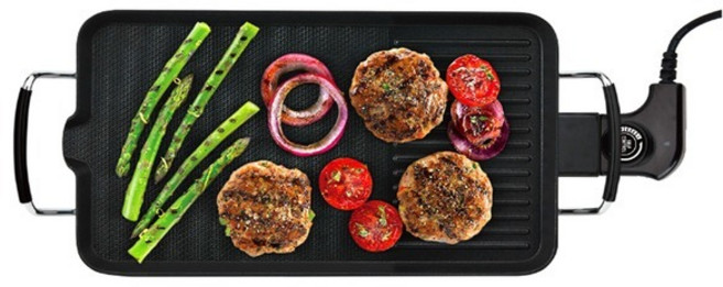 리빙센스 전기그릴 미니바베큐 [LSG-2440G] 와이드그릴