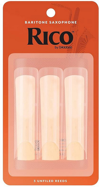 다다시오 우드윈즈 - 리코 바리톤 색소폰 리드 초보자 학생 교육자를 위해 제작된 강도 3.0 10팩, 3-Pack, Strength 2.5