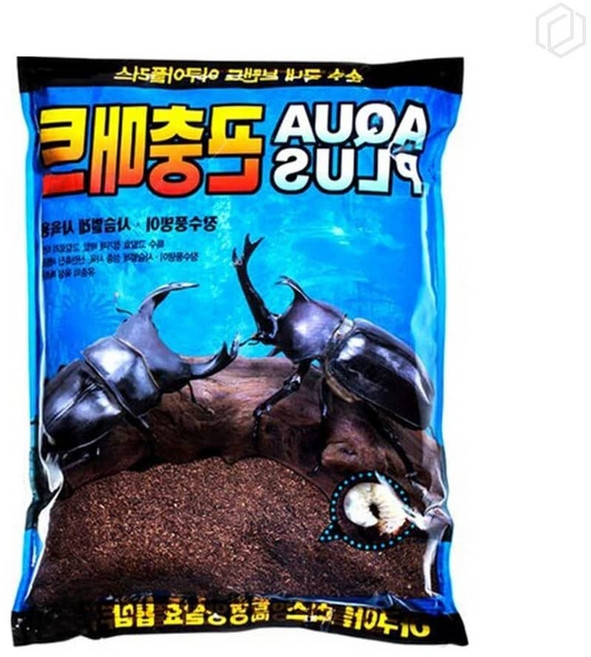 [루아르셀] 곤충사육통 바닥재 곤충매트 3L 사슴벌레애벌레먹이 사슴벌레발효톱밥
