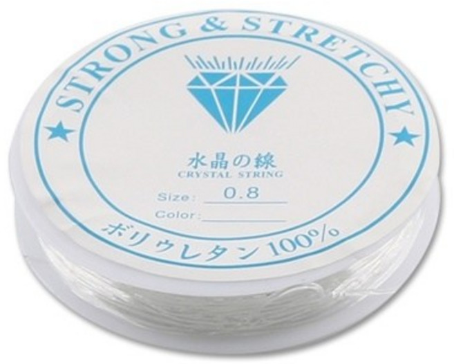 유니아트 늘어나는 낚시줄 0.8, 투명, 5개