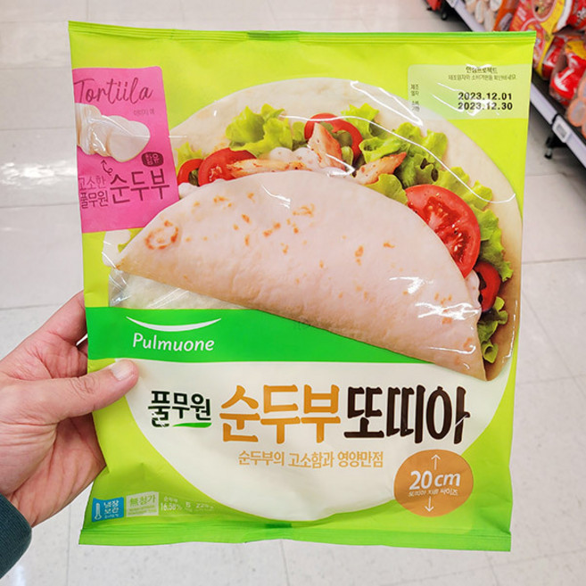 풀무원 순두부 또띠아, 45g, 10개