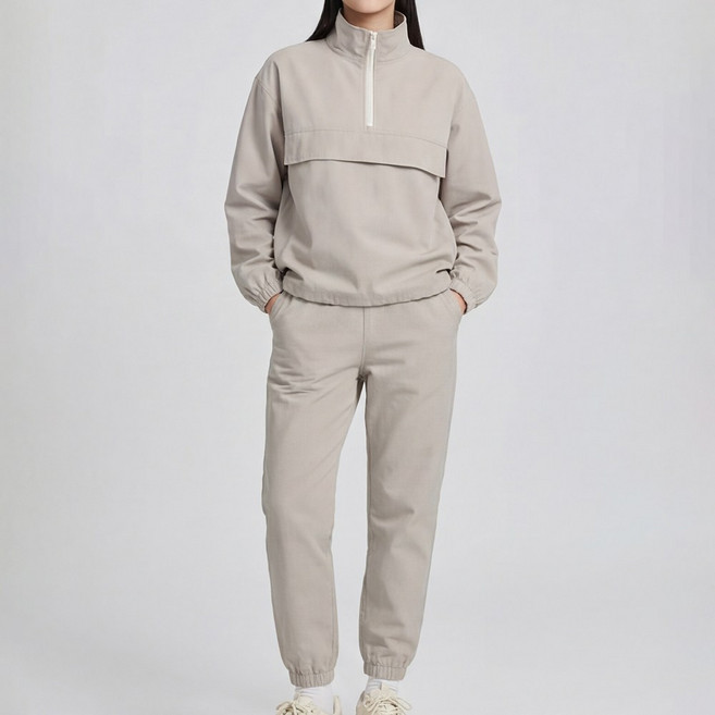 라뷰드 루즈핏 아노락 조거 트레이닝 세트 여성 바스락 츄리닝 상의 하의 바지 팬츠 트레이닝복 추리닝 운동복