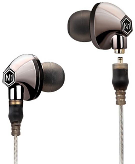 로랜텍 VJJB 프리미엄 인이어 이어폰, 크롬블랙, N1