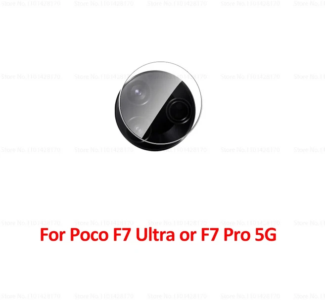 Poco X7 5G 카메라 보호대 렌즈 강화 유리 Xiaomi Ultra 필름 용 3-5Pcs 뒷면 커버, 03 4 Set, 03 PocoF7Pro or F7Ultra
