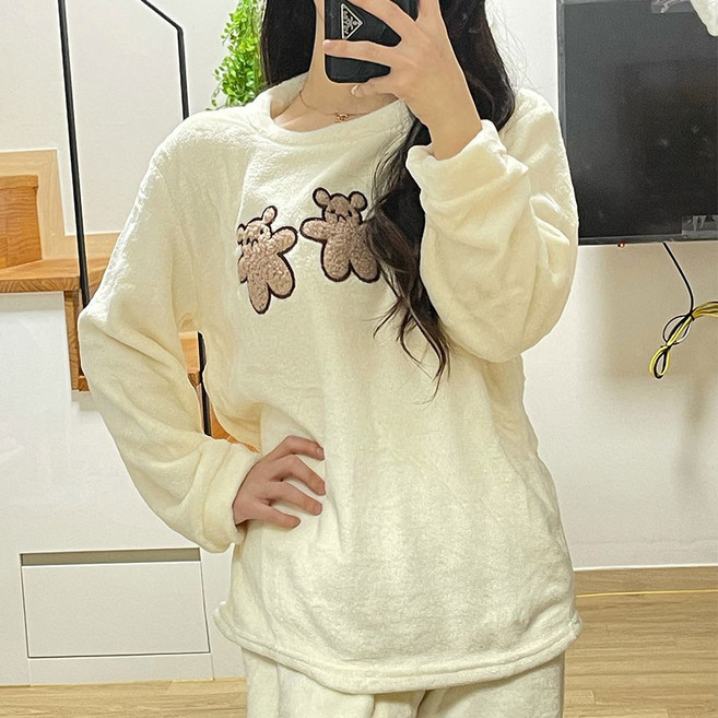 레몬티 블랙프라이데이 가격 꿀잠 극세사 홈웨어 여성잠옷 세트