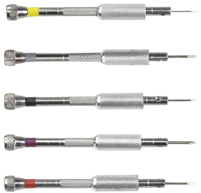 시계 가정 수리 및 전문 유지 보수에 적합한 5종 정밀 드라이버 키트, Type B