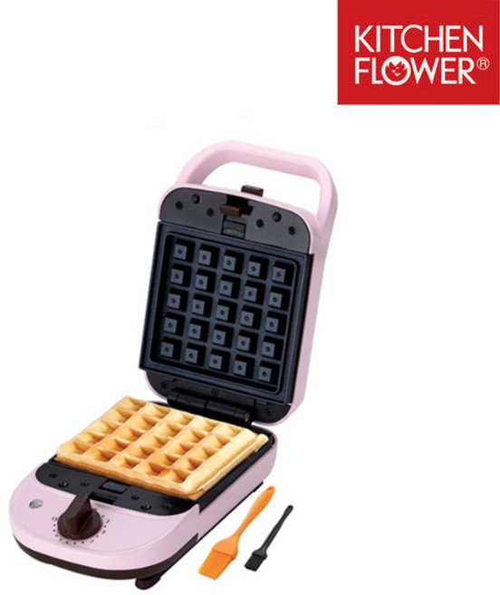 쿠킨 2in1 샌드위치 와플메이커, KFW-JT400TCP(핑크)