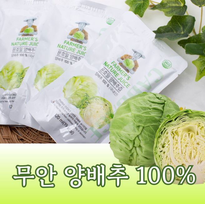 자연나라영농조합법인 문호일 양배추즙, 120ml, 30개