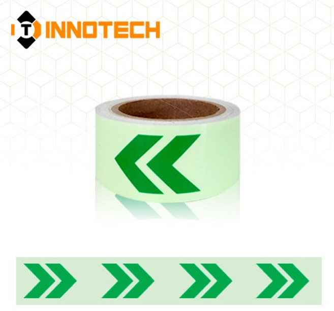 피난유도선 비상대피로 비상구 화살표 축광 야광 테이프 모음 (25~50mm x 10m) 400T, 400T05, 1개