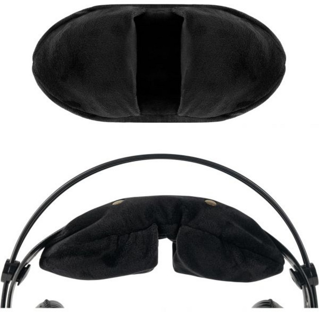 11596172 이어캡 이어쿠션 이어패드 지크리아 벨루어 헤드밴드 압력 패드는 AKG K701 소니 MDR-7506 아우네 AR5000 히피만 아리아 라이트스피드 줄루 3 시에, Geekria 벨벳 헤드밴드 압력 완화 패드 (AKG