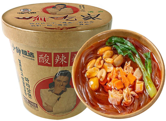 (배터짐)테토남 선택한 하이츠쟈 쏸라펀 143g 컵라면 매콤새콤 [일요일&당일발송), 6개