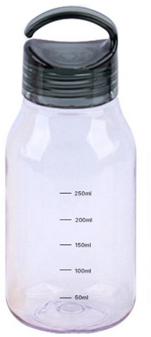 국산 미니 휴대용 물병 물통 보틀 러닝 스포츠 어린이 에코젠 안심소재 BPA free, 04 에코그레이, 1개, 300ml