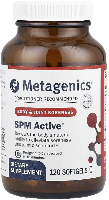 메타제닉스 SPM Active 바이 조인트 소니스 소프트젤 120정, 1개 - 쿠팡