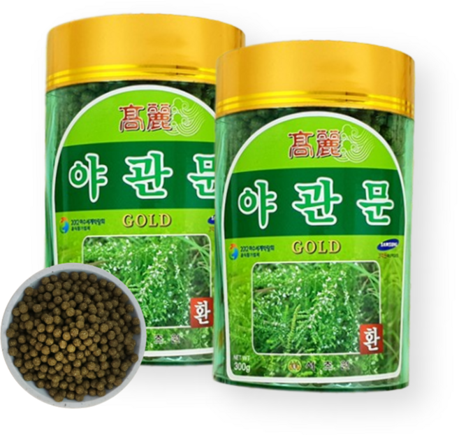 고려 야관문 환 야간문 어린잎 비수리 건조 말린 야관문환 골드 국산 2통, 2개, 300g