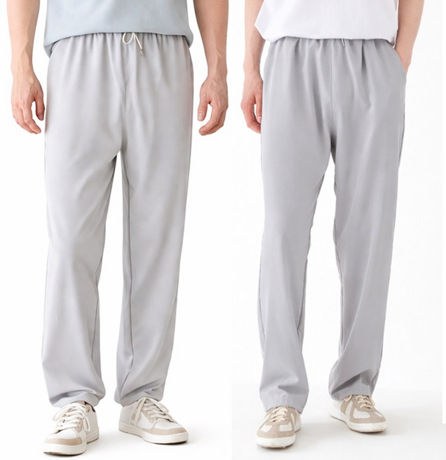 차쿠 남성 여름 스판바지 슬랙스 팬츠 아이스 쿨 일자 통바지