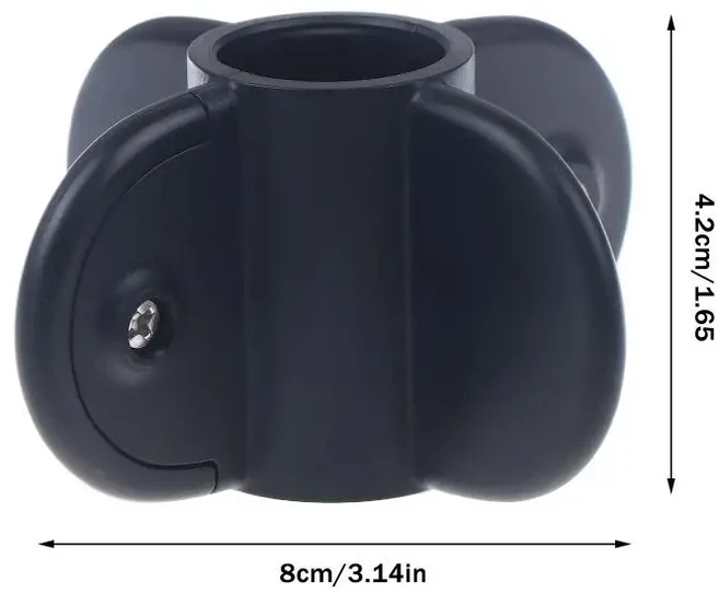 14/23mm 파이프 카메라 헤드 가이드 휠 보호 스키드 배수구 파이프 검사 내시경 배관 카메라용, 02 A3