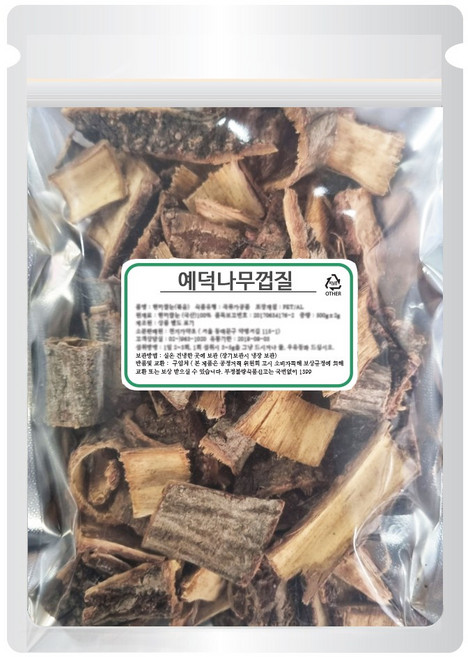 청정제주산 예덕나무껍질 2026햇 껍질, 1개, 150g