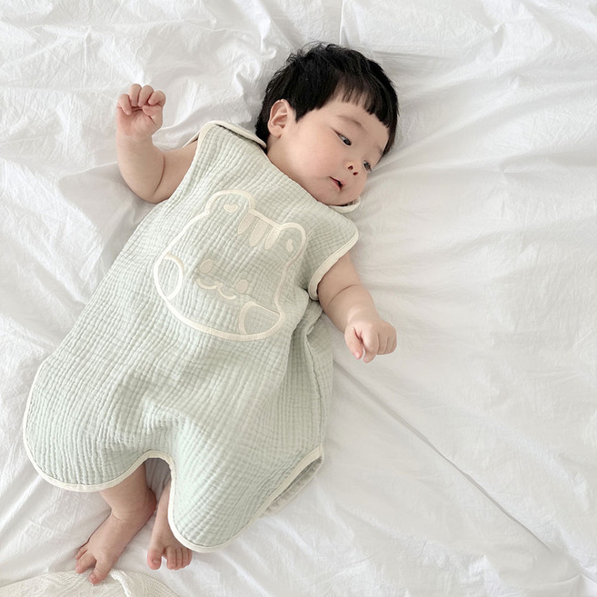 돗투돗 디어프렌즈 거즈 사계절 수면조끼