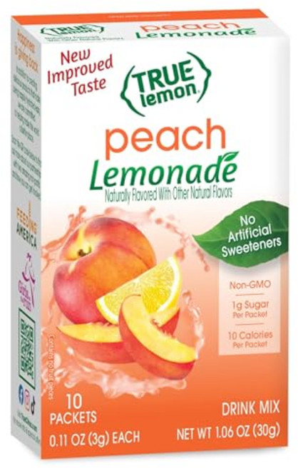 True Lemon Peach Lemonade 10 count