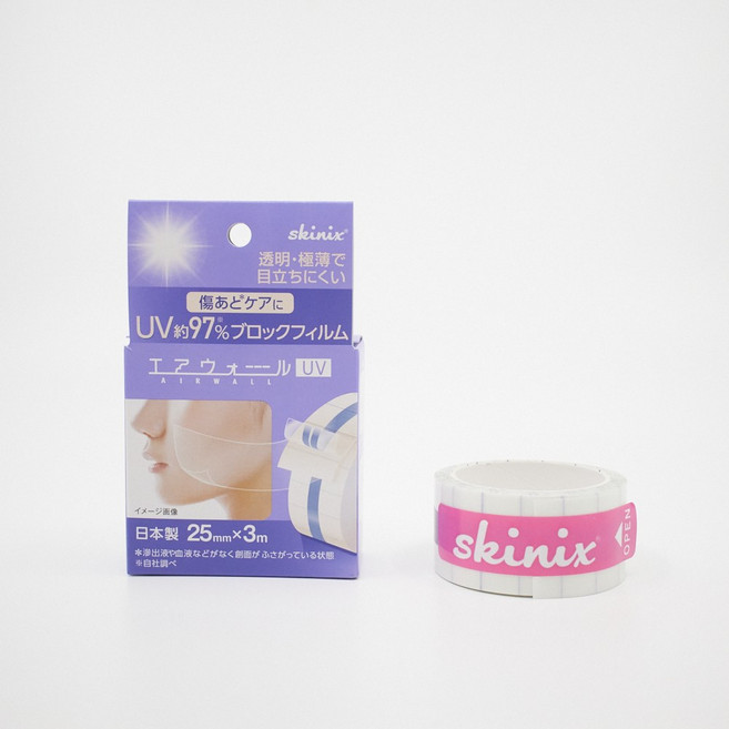 Skinix 스키니쿠스 에어월 25mm X 3M UV 자외선 차단 필름 흉터밴드, 1개, 1개입