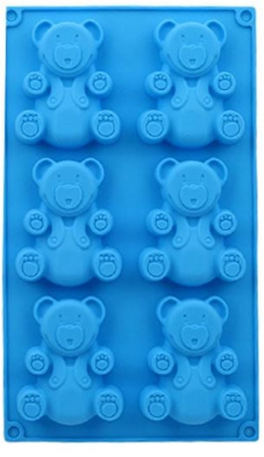 페이지마켙 홈 스타일링 실리콘몰드 곰돌이 비누 베이킹 초콜렛 곰 6구 몰드 곰돌이몰드 비누몰드 석고방향제몰드 베이킹몰드 초콜렛몰드 양갱몰드 방향제몰드 젤리몰드 귀여운몰드 향기로, 1개