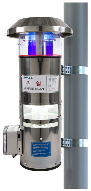 스카이원 재퍼골드 가로등 포충등 나방 모기 해충포획기 야외포충기, ZAPPER-GOLD