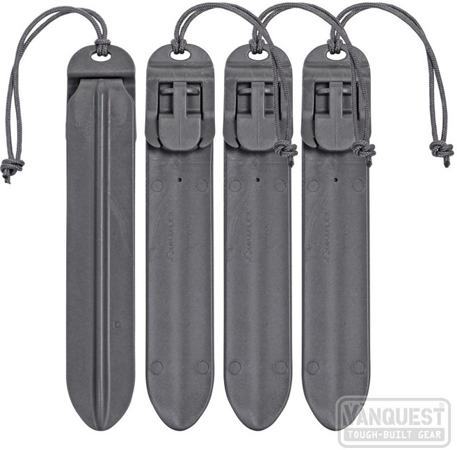 VANQUEST戰術 生存 戶外 登山 5吋 MOLLE STICKS 擴充棒 (4入), 1個, 卡其色