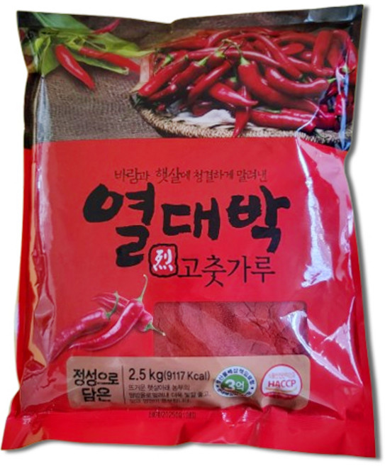 열대박 중국산 세분고춧가루 2.5kg, 1개