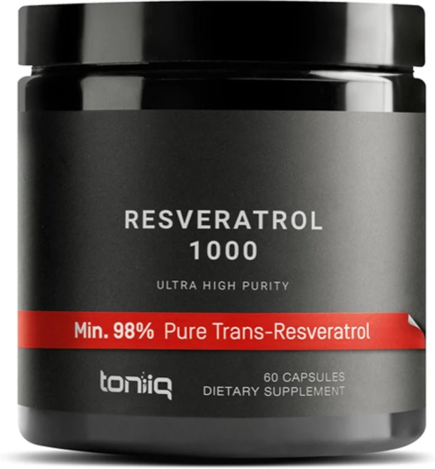 토니크 초고순도 트랜스 레스베라트롤 1000mg 60베지캡슐 Toniiq Trans Resveratrol, 1개, 60정 - 쿠팡