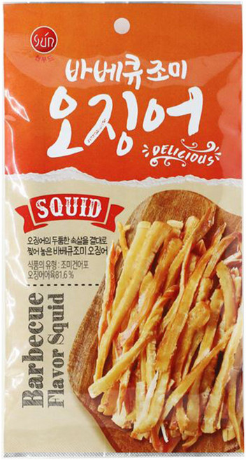썬푸드 바베큐조미오징어30g 10봉지, 30g, 10개