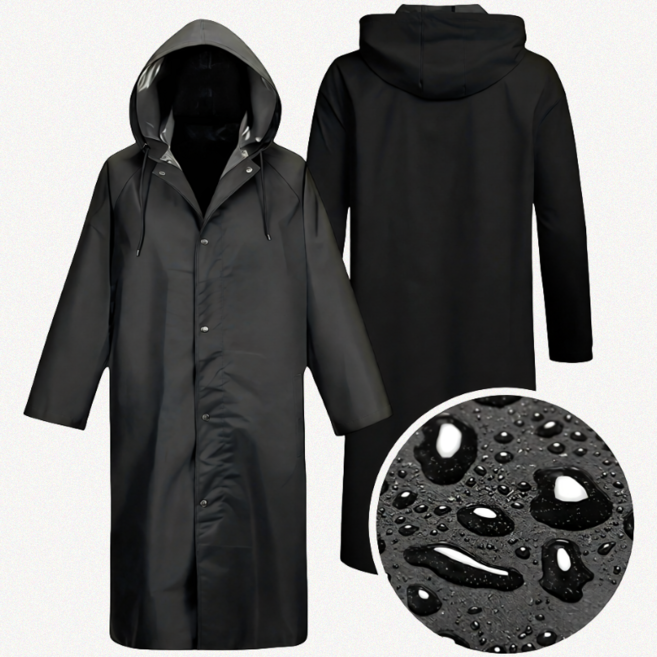 소이린 초강력 방수 프리미엄 다회용 초경량 고급 레인코트