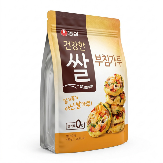 농심 건강한 쌀 부침가루 450g X 5개