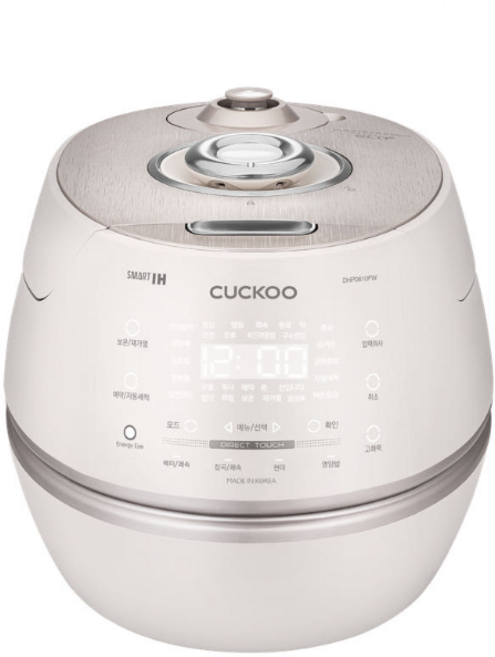 [6인용]쿠쿠 스텐 내솥 올스텐IH 메탈릭에코 밥솥 6인용 CRP-DHAS069FW/FB, CRP_DHAS069FW