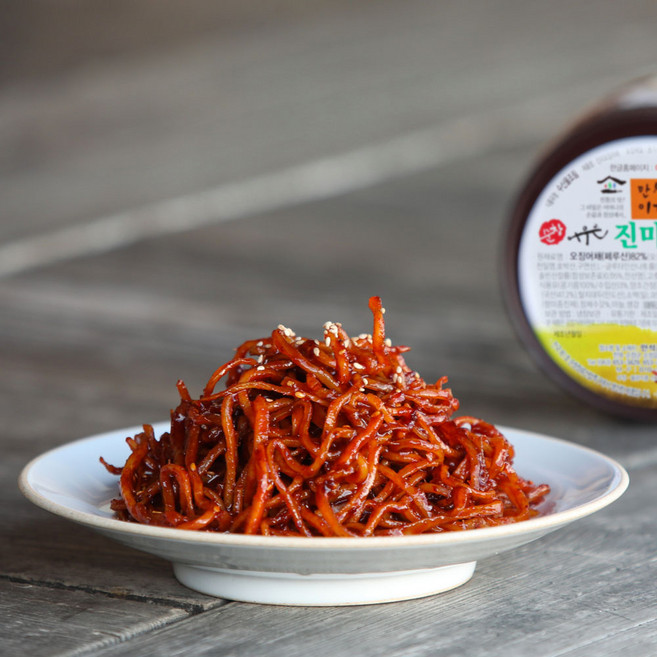 진미채볶음 순창 고추장 양념 오징어채 반찬 500g 이기남, 1개