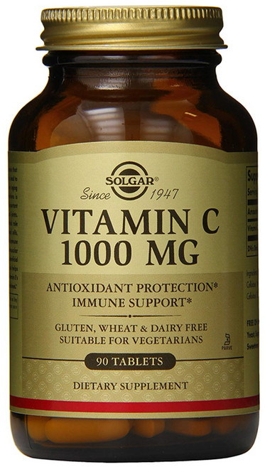 SOLGAR 維他命C素食錠 1000mg, 90顆, 1罐