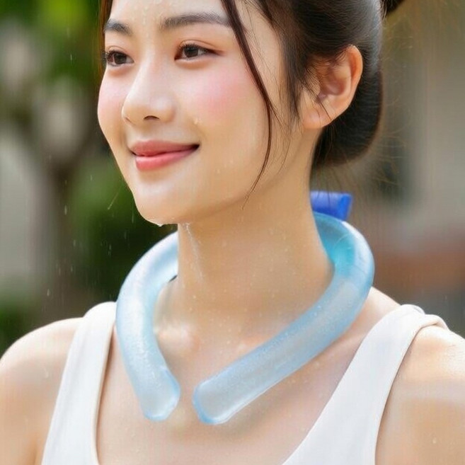 리피에노스 1+1 여름 넥쿨러 아이스 쿨스카프 넥밴드, 2개