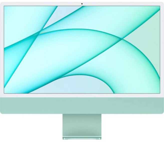 2021 Apple iMac 및 M1 칩 8코어 CPU 24인치 8GB RAM 512GB SSD 스토리지 QWERTY 영어 그린 리퍼, Green, 8GB - 1TB, Green