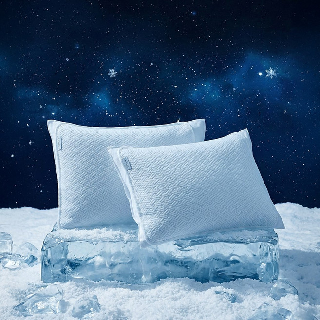 더릭스홈 포르페 롱앤쿨 냉감 여름 베개커버 밴딩형