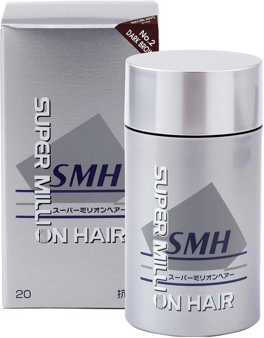 슈퍼 밀리언 헤어 20g 다크 브라운 No.2, 1개, 상세페이지 참조