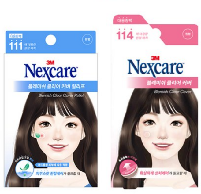 3M 넥스케어 블레미쉬 클리어 커버 릴리프 111매입+이지필 114매입, 225매입, 1개