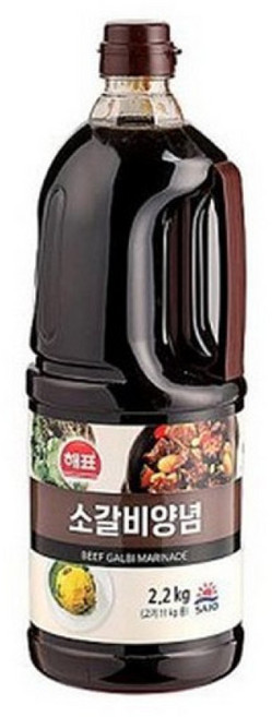 사조해표 소갈비양념 2.2kg, 1세트