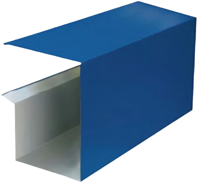 홑강판용 빗물받이 처마물받이 지붕물받이 처마빗물받이 지붕빗물받이 물받이 선홈통 물홈통, 1개, 은회색