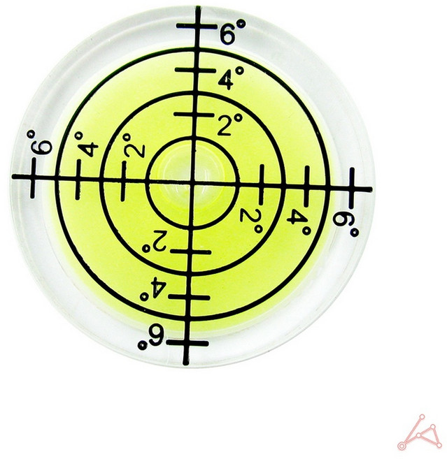 DIY용 원형 수평계 미니 사이즈 수평기 카메라 턴테이블 레벨러