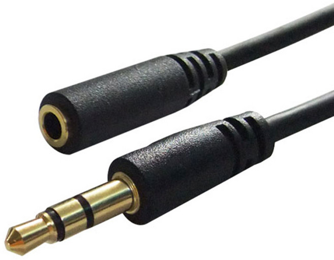 헤드셋 헤드폰 연장케이블 1M