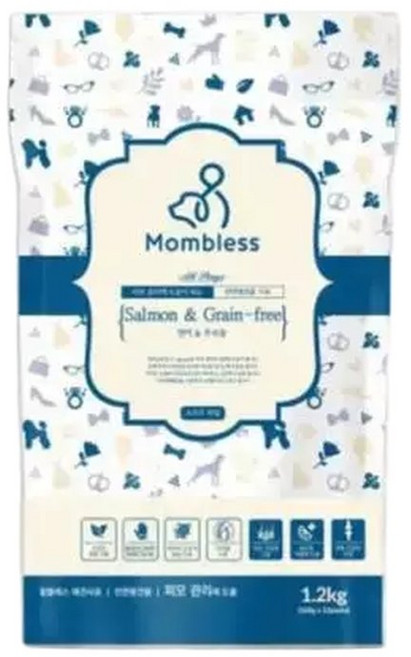 2 맘블레스 반습식사료 그레인프리 소형견사료 건식사료, 피부/피모