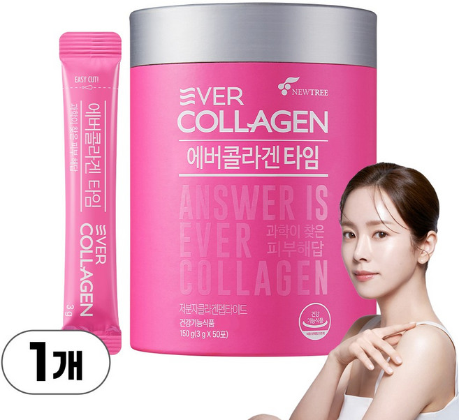 에버콜라겐 타임 50포 1박스 50일, 150g, 1개