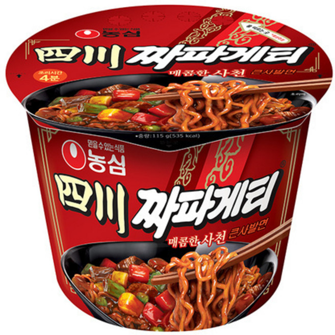 농심 사천짜파게티 큰사발, 6개