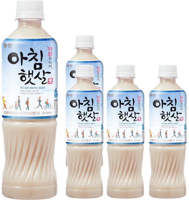 웅진 아침햇살, 500ml, 5개